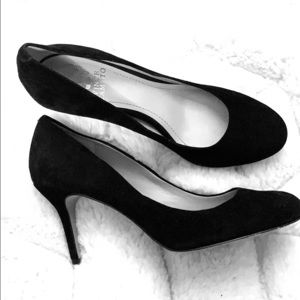 Vince Camuto Black Suede Heels